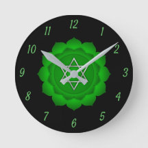 Elegant Grönt Heart Chakra Chi Zen Yoga Andlig