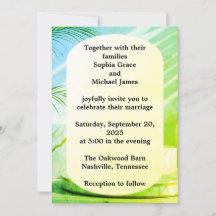 Elegant Grönt Löv Natur Design | Minimal Botan