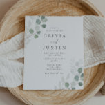 Elegant Grönt Löv om en inbjudan till budgetbröllo<br><div class="desc">Elegant Grönt Löv om en inbjudan till budgetbröllop Se matchningssamling i Niche & Nest Store</div>