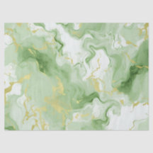 Elegant Grönt Marble Faux Guld Glitter Effect 0