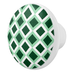 Elegant grönt mönster knopp