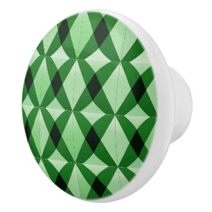 Elegant grönt mönster knopp