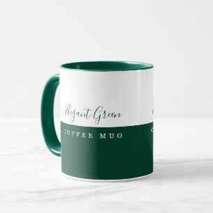 Elegant Grönt Mugg