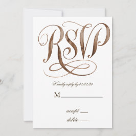 Elegant-Grönt och Grått Bouquet-Bröllop OSA Inbjudningar