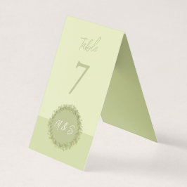 Elegant Grönt Personlig för vattenpassning Kort