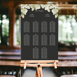Elegant Grönt: Planen för sjösättning i Bröllop Poster
