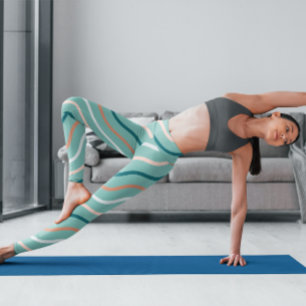 Elegant Grönt Rand Gym Yoga Women Leggings