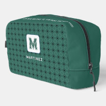 Elegant Grönt Toiletry Bag för Man/Far