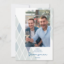 Elegant Groomsman Abstrakt Photo Sophisticated