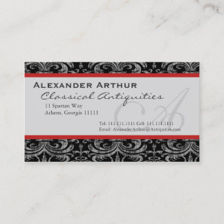 Elegant Grunge Insida Designer Antique Designer Visitkort