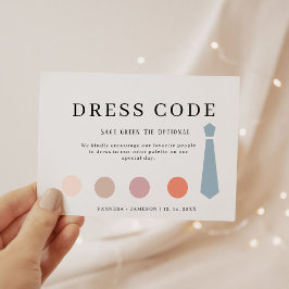 Elegant Guest-kodkort, Canva attire Tilläggskort