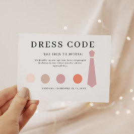 Elegant Guest-kodkort, Canva attire Tilläggskort