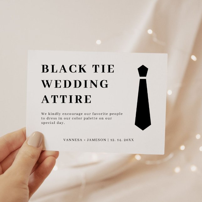 Elegant Guest-kodkort, Canva attire Tilläggskort (Skapare uppladdad)