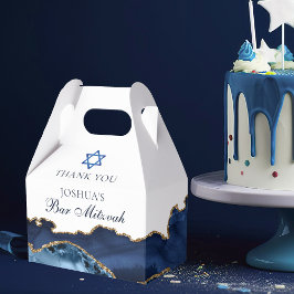 Elegant Gul Guld Agate Pub Mitzvah Party Presentaskar
