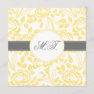 Elegant Gul ros Design Birthday-inbjudan Inbjudningar