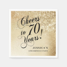 Elegant Guld 70-årsdag