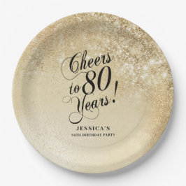 Elegant Guld 80-årsdag