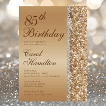 Elegant Guld 85-årsdag