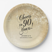 Elegant Guld 90-årsdag