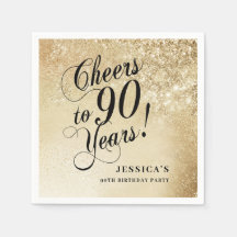 Elegant Guld 90-årsdag