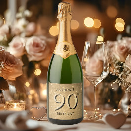 Elegant Guld 90:e födelsedag