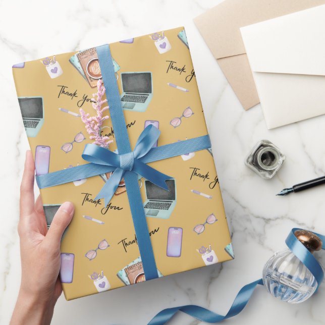 Elegant guld Administrationsdag Presentpapper (Gifting)