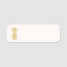 Elegant Guld ananas