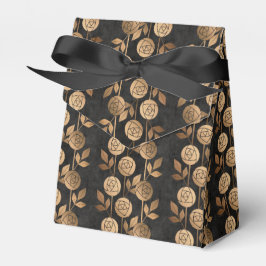 Elegant Guld Art Deco Ro Black Presentaskar