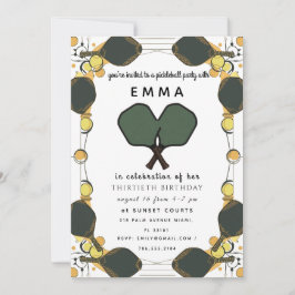Elegant guld baby shower inbjudan