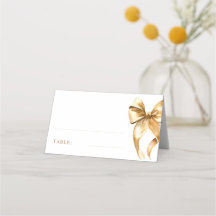 Elegant guld båge bordssmyckning