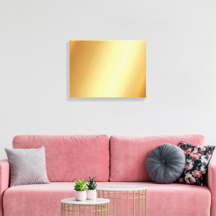 Elegant guld bakgrund för ditt foto horisontell canvastryck