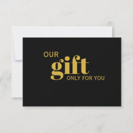 Elegant Guld & Black Beauty Salon Gift Certificate
