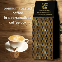 Elegant Guld & Black Company Logotyp Promotional G