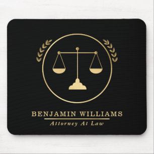 Elegant Guld & Black Lawyer Musmatta