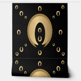 Elegant Guld Black Modern Mönster