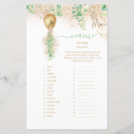 Elegant Guld Blommigt Namn Baby djur babyskor för 