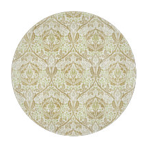 Elegant guld blommönster