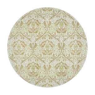 Elegant guld blommönster