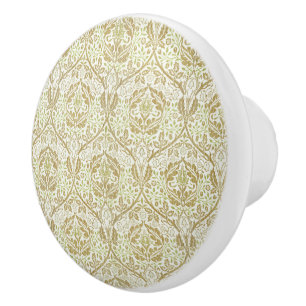 Elegant guld blomster mönster knopp