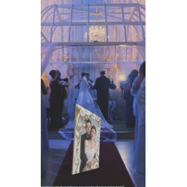 "Elegant guld botanisk bröllopsinbjudan - Foi Inbjudningar