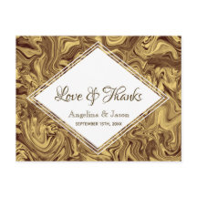 Elegant Guld Bröllop Tack