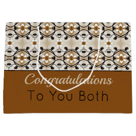 Elegant Guld Brown och Black