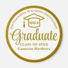 Elegant Guld Business School Studenten MBA Magnet