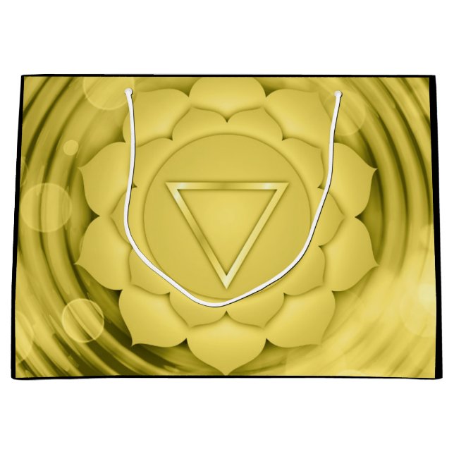 Elegant Guld Chakra Zen Yoga Andlig Meditation (Framsidan)