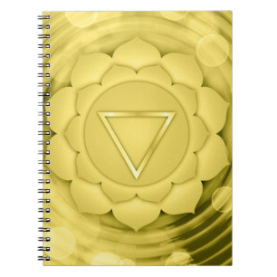 Elegant Guld Chakra Zen Yoga Andlig Meditation Anteckningsbok