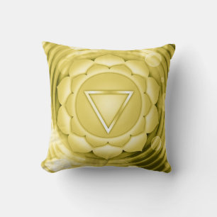 Elegant Guld Chakra Zen Yoga Andlig Meditation Kudde