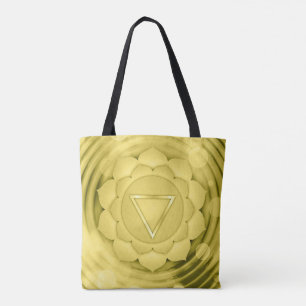 Elegant Guld Chakra Zen Yoga Andlig Meditation Tygkasse