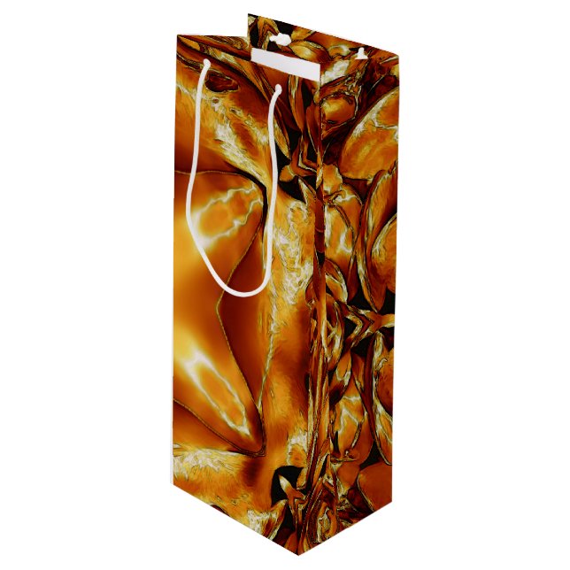 Elegant Guld Copper-Chicen för julstjärnor Gift Ba (Framsidan Vinklad)