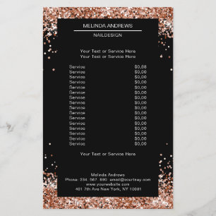 Elegant Guld Copper på båda sidor Flyer