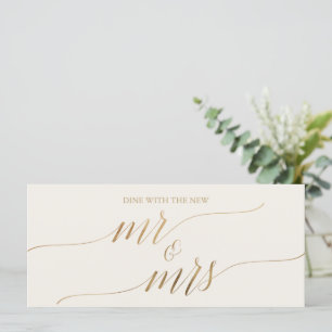 Elegant Guld Cream Hanging Seed Chart Header